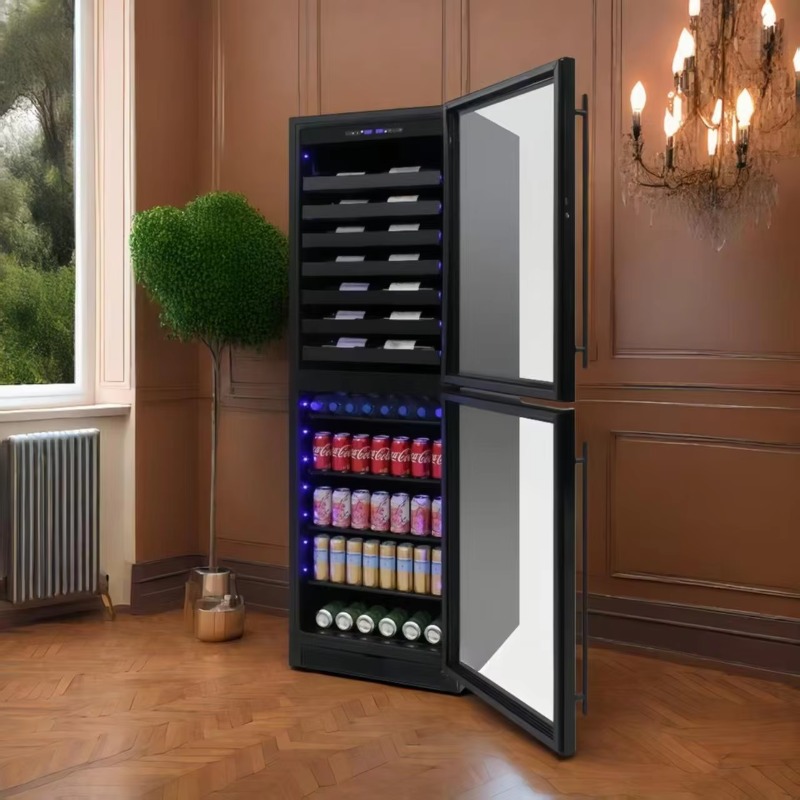 Wine Beer Dual Zone - 24-Inch wide intelligent electric beverage refrigerator