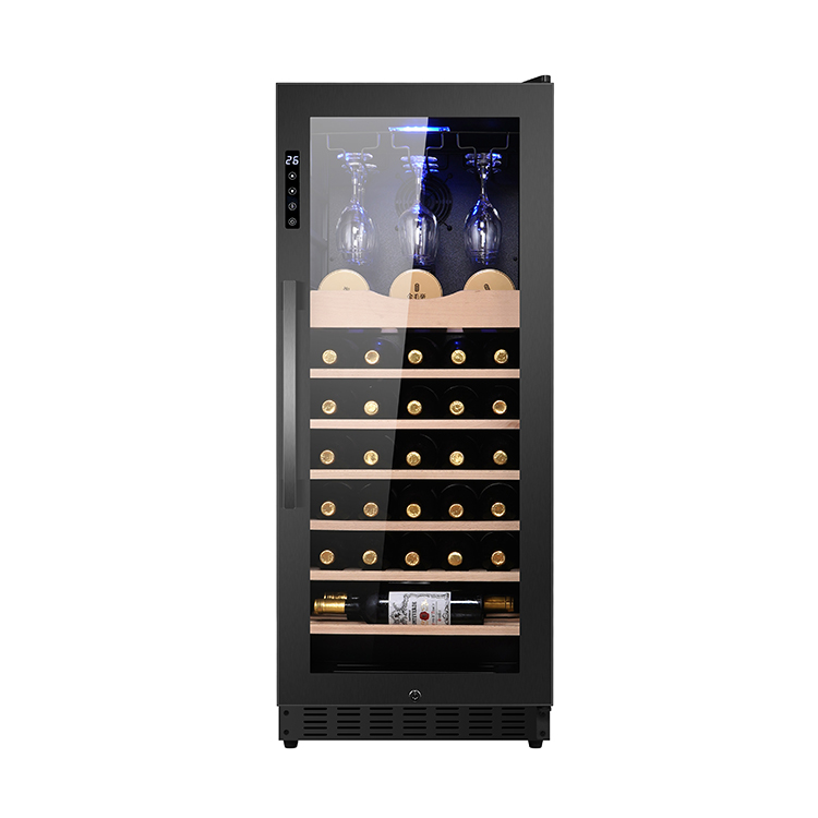 Wine Beer Dual Zone - Electric Wine Beverage Beer Refrigerator Cabinet