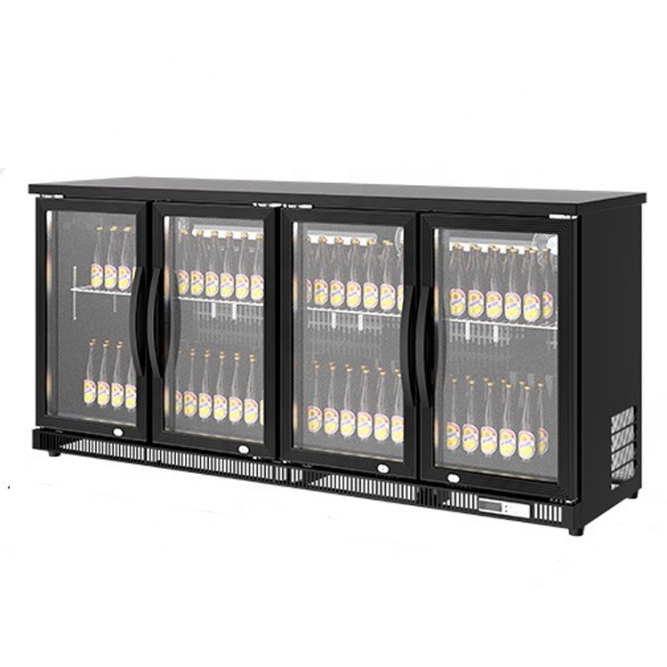 Wine Beer Dual Zone - Commercial Bar Equipment Four Glass Door