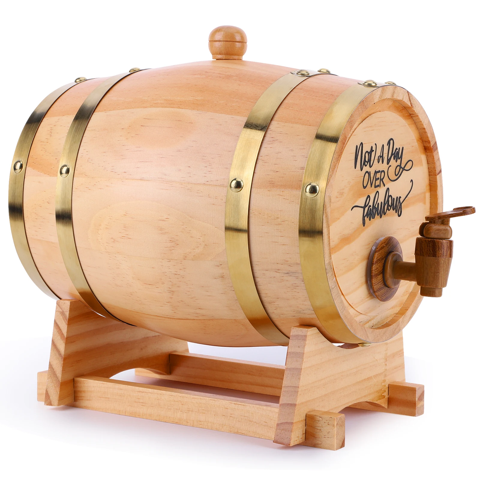 3L Wooden Whiskey Barrel with  - đánh giá và giá Wine Beer Whiskey