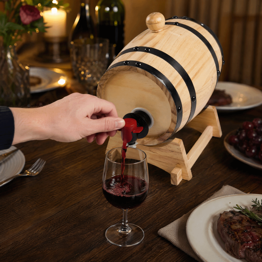 7 piece Vintage Pine Wood Wine - đánh giá và giá Wine Beer Whiskey