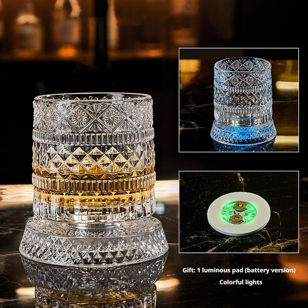 Rotating Whiskey Glass Creativ - đánh giá và giá Wine Beer Whiskey