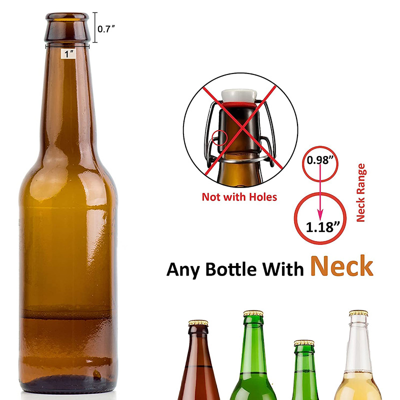 Flip Top Cap Stopper Swing Top - đánh giá và giá Wine Root Beer
