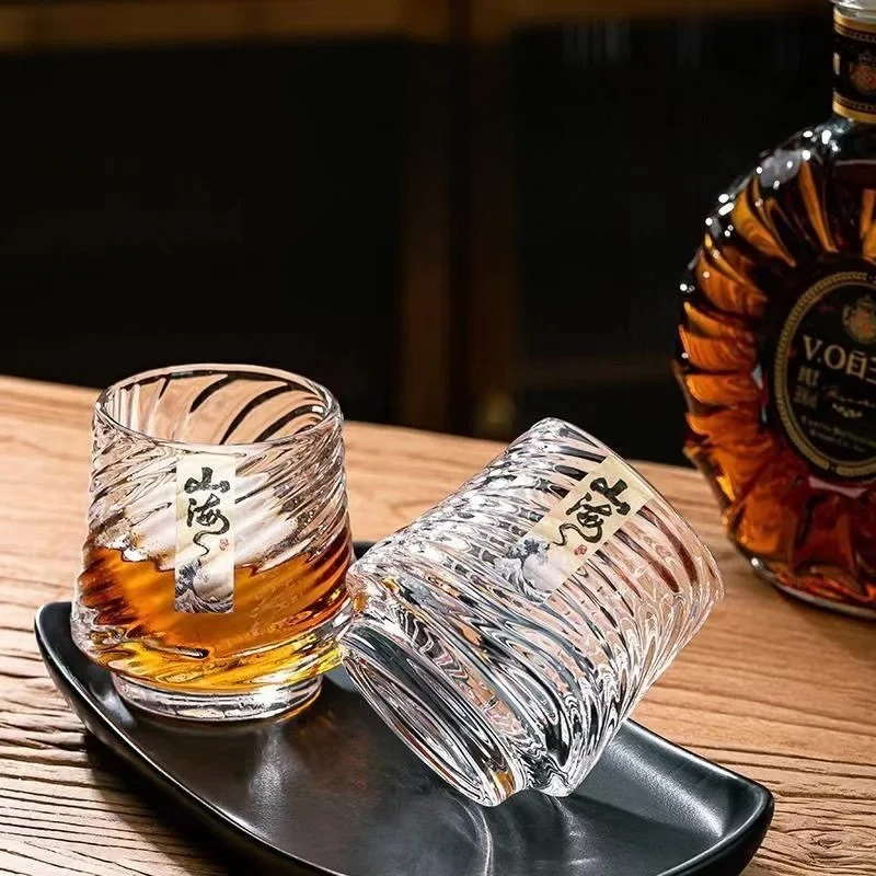 Glass Whiskey Cup Set Shanhai  - đánh giá và giá Wine Beer Whiskey