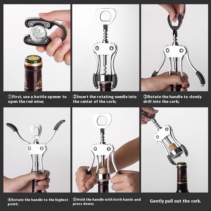 Gianxi Red Wine Bottle Opener  - đánh giá và giá Wine In Beer Bottle
