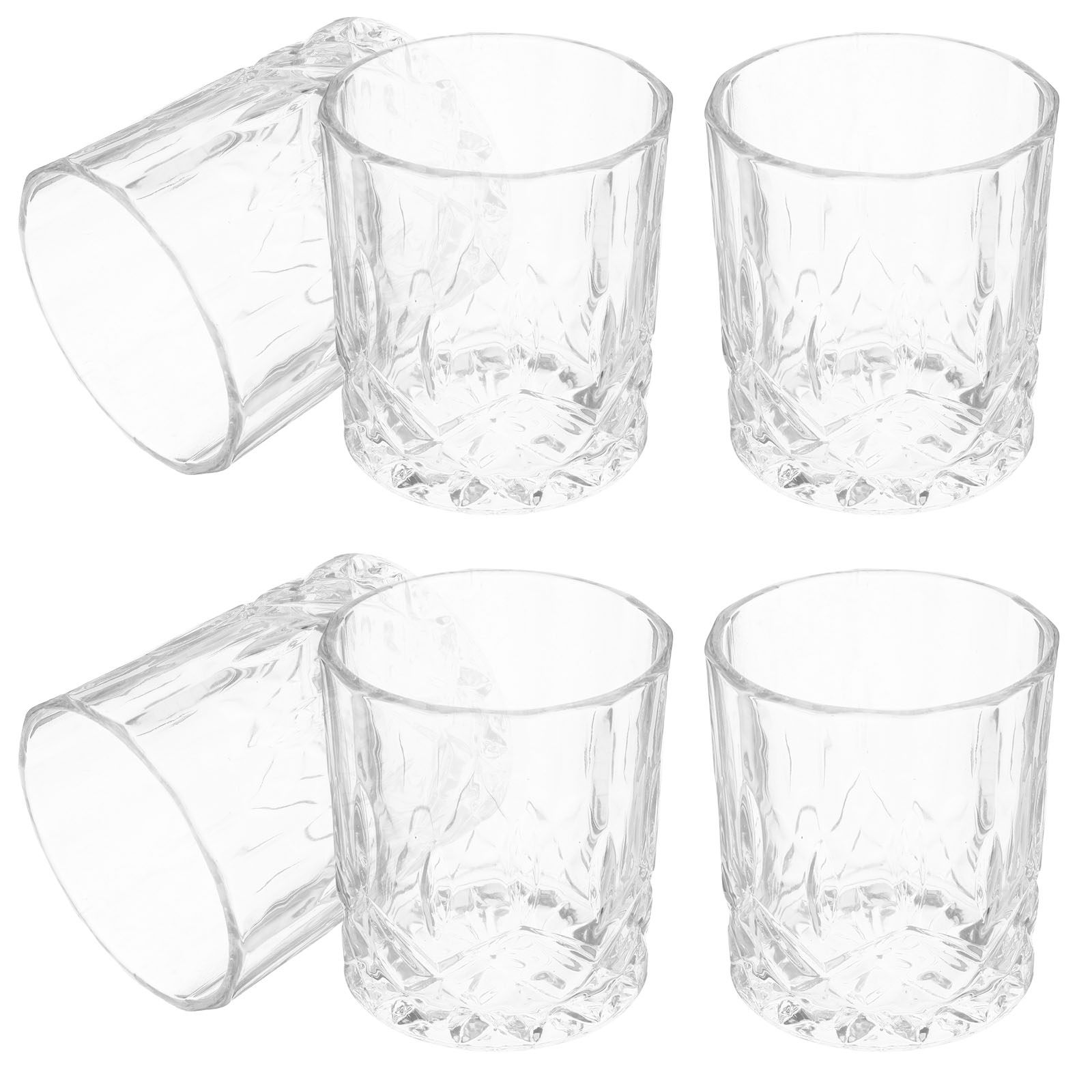 6Pcs Whiskey Glass Set Unique  - đánh giá và giá Wine Beer Whiskey