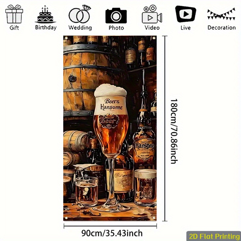 1 piece of 2D flat billboard b - đánh giá và giá Wine Beer House