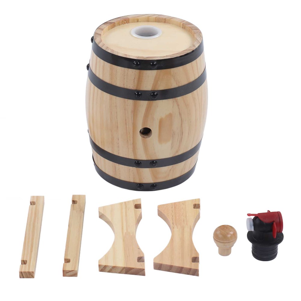 7 piece Vintage Pine Wood Wine - đánh giá và giá Wine Beer Whiskey