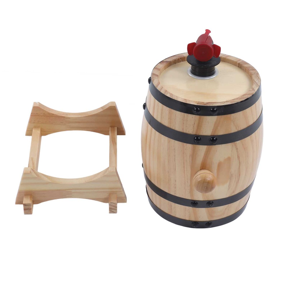 7 piece Vintage Pine Wood Wine - đánh giá và giá Wine Beer Whiskey