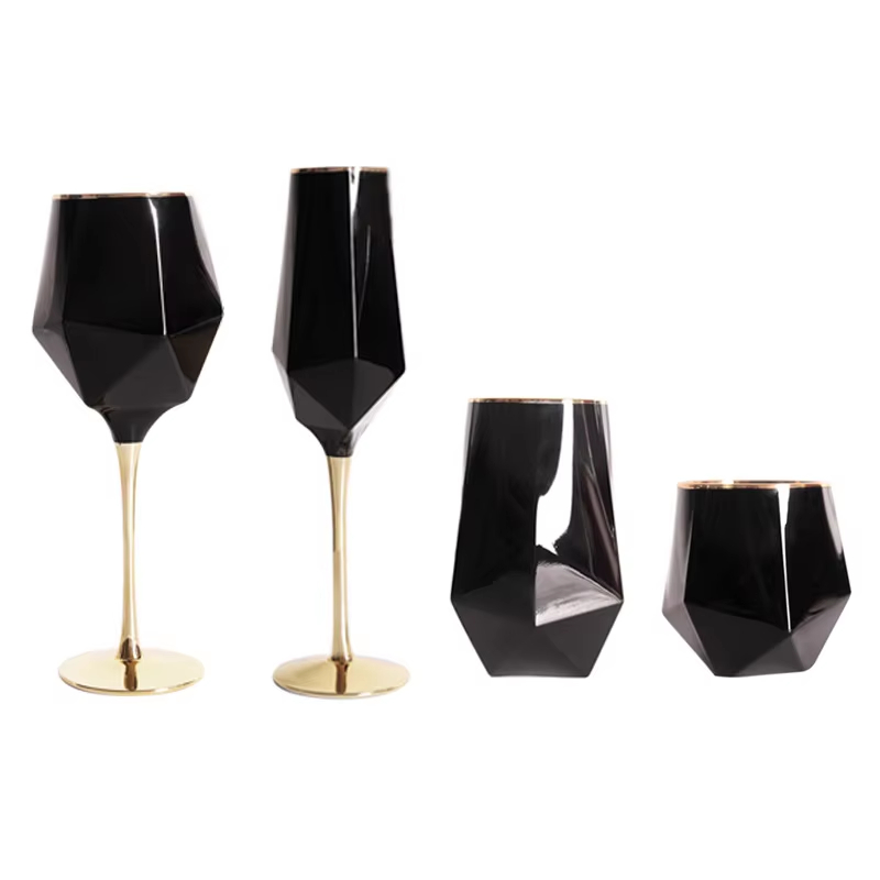 Pure Black Crystal Golden Edge - đánh giá và giá Wine Beer Whiskey