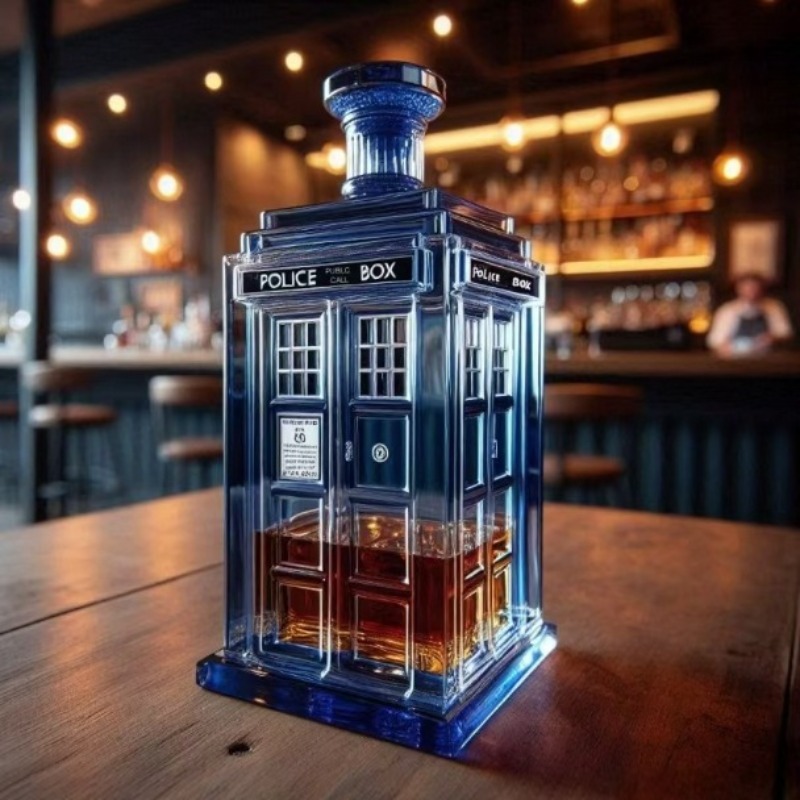 Creative Phone Booth Decanter  - đánh giá và giá Wine Beer Whiskey